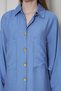 Women's Oversized Long Loose Linen Shirt Dress - 700-3282 - 5