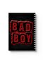 دفتر ملاحظات حلزوني مع غلافين أمامي وخلفي صلبين بتصميم Bad Boy