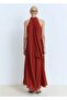 Long Dress with Halter Neck - 4