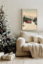 One Piece Real Raw Wooden Framed New Year Themed Painting - Model 14 - 2