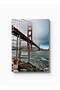 دفتر ملاحظات حلزوني مع غلافين أمامي وخلفي صلبين بتصميم جسر البوابة الذهبية - 5