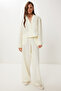 Striped Woven Shirt Pants Set - 3