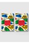 دفتر ملاحظات حلزوني مع غلافين أمامي وخلفي صلبين بتصميم ورقة دفتر تمارين - 4