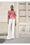 Patterned asymmetrical blouse - 2