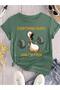 "Women's Printed T-Shirt'Everything Hurts and I'M Tired' Funny Duck Pattern |   Fun and Sports Style"