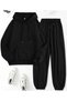 Unisex Sweat Tracksuit Set Without Printing