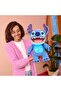 رائع! المادة: Real FX Disney Stitch Plush من Lilo & Stitch - دمية محشوة متحركة مقاس 45.72 سم، أكثر من 100 حركة - 2