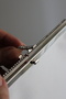 Women's Satin Silver Metal Framed Evening Dress Clutch Bag with Stone Detail - 5