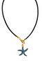 Mi̇o Colorful Drawn Natural Stone Necklace - 2
