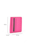 , Genuine Leather Card Holder 1539852Z01 Fuchsia - 3