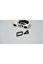 D4 C-S-V-Xc Black Trunk Lettering Logo Compatible with Volvo - 3