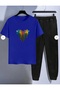 Women / Girl Tracksuit Set with Covered Patiler Print