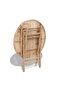 5 Piece Folding Outdoor Dining Set Bamboo - 5