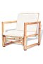 4 Piece Garden Lounge Set with Cushions Bamboo - 6
