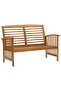 Garden Lounge Set | Brown | Solid acacia wood | Medium | Durable - 4