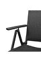 7 Piece Garden Dining Set Black and Brown - 7
