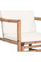 4 Piece Garden Lounge Set with Cushions Bamboo - 8