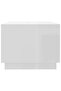 Coffee Table High Gloss White 102x55x43 cm Engineered Wood - 5