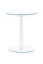 Coffee Table Transparent 40 cm Tempered Glass