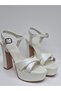 Running Guaranteed 13cm Platform Heels Satin Wedding & Engagement Shoes - 6