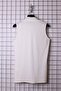 Women's Plus Size Turtleneck Sleeveless Lycra Combed Cotton Badi - Black/Ecru Set of 3 - 6
