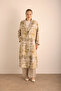 Patterned Linen Top Coat - 6