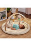 Plush Lambswool Baby Play Gym with Toys, Reversible Mat | Ages 0+ - 3
