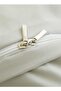 Single Size 4 Pieces Bedding Set Washable Cotton Light Gray 160x210cm. - 4
