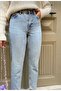 School Trousers Mom Jeans High Waist Lycra /Y.E.N.I S.E.Z.O.N - 3