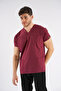 Burgundy Dr.Greys Model Lycra Nurse Doctor Uniform Scrubs Single Top Unisex Bat Sleeve - 5