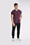 Plum Dr.Greys Model Lycra Nurse Doctor Uniform Scrubs Single Top Unisex Bat Sleeve - 5