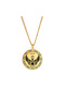 Archangel Michael Necklace Men Women Salomon Wings Heart-Shaped Stainless Steel Chain Necklace - 2