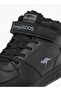 Women's Panelled High Top Shoes with Hook and Loop Closure - 4