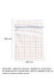 3130 2-Compartment Zippered Laundry Shoe Washing Net Anti-Deformation Bag Mesh Bra Washing Net 30X40 cm - 4