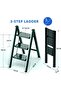 3 Step Ladder Folding Ladder with Anti-Slip Pedal - 3