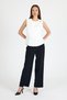 Ecru Shoulder Pleated Gold Accessory Detailed Sleeveless Blouse 251180 - 3