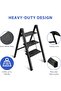 3 Step Ladder Folding Ladder with Anti-Slip Pedal - 7