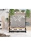 Hanging Garment Rack, Double-Rail Metal Heavy-duty Clothes Stand Rack Indoor Balcony Modern S - 9
