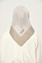 Amber Square Scarf 90X90 cm Non-Slip Fabric Soft Gray - 3