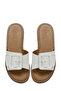 Pangas 5Fx White Women's Flat Slippers - 4