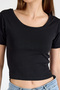 Black Square Neck Knitted Body 9202m - 4