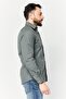 Men Regular Fit Allover Print Long Sleeves Casual Shirt, Olive - 3