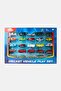 25 Pieces Diecast Vehicle Play Set, Multicolor