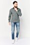 Men Regular Fit Allover Print Long Sleeves Casual Shirt, Olive - 2