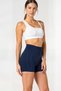 Ds Marcy Navy Blue Leggings High Waist, Stretchy and Firming Seamless Sports Short Shorts Leggings - 4
