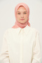 Plain Chiffon Square Scarf Anti-Slip Breathable Fabric 90X90 cm - 4