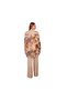 Patterned Chiffon 2 Piece Set - 4