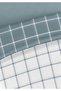 Tual 100% Cotton Akfil Cotton Single Duvet Cover Set 160X220Cm Dark Indigo - 8