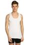 Men's White 2 Pack Rib Classic Tank Top Elf568T0102Ccm3