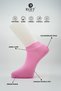 12 Pairs of Women's Bamboo Colorful Booties with 5 Color Options Wolk - 2
